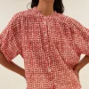 By bar alex love blouse | love print* Chemisiers