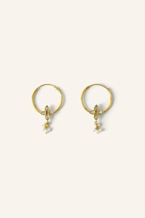 By bar asha earring | crystal* Boucles D'oreilles