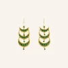 By bar bali earring | green* Boucles D'oreilles | Bijoux