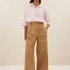 By bar benji poplin pants | camel* Pantalon