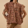 By bar danee anika blouse | anika print* Chemisiers