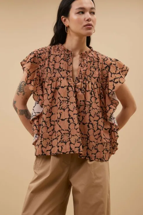 By bar danee anika blouse | anika print* Chemisiers