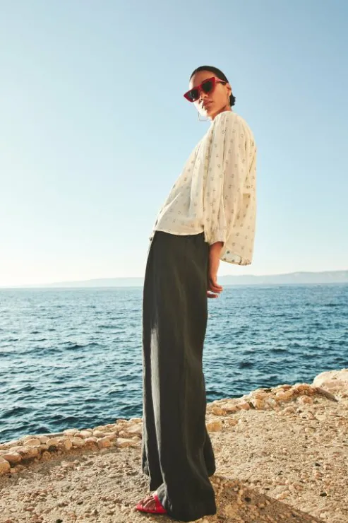 By bar eli linen pants | midnight* Pantalon