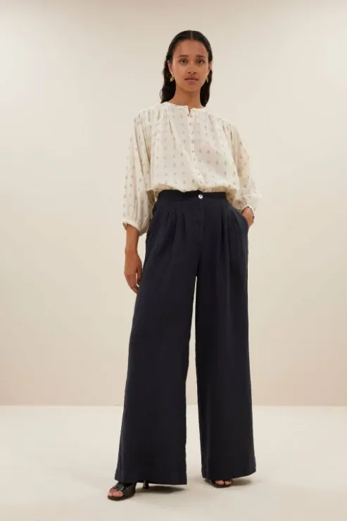 By bar eli linen pants | midnight* Pantalon