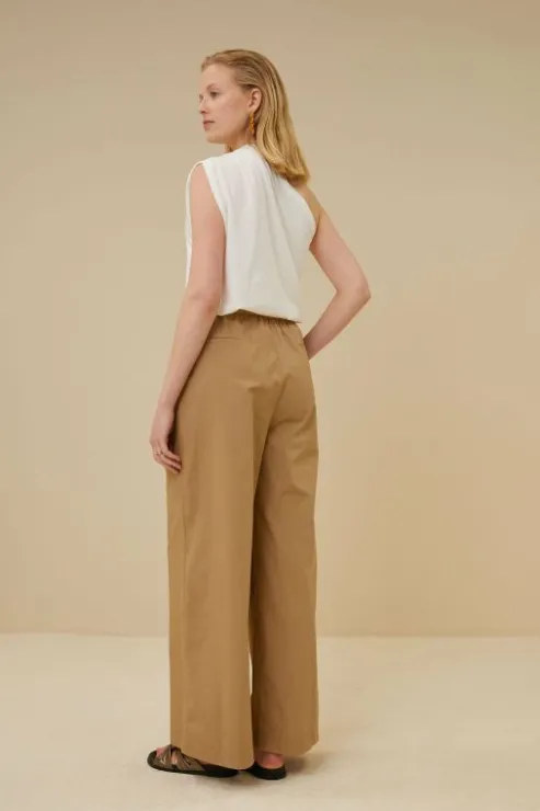 By bar eli poplin pant | camel* Pantalon