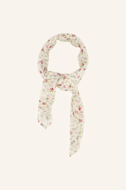 By bar flower cotton scarf | little flower print* Écharpes Et Chapeaux