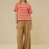 By bar hope big stripe top | poppy red* Tops & T-shirts