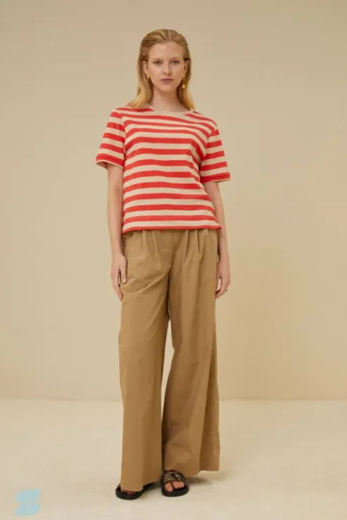 By bar hope big stripe top | poppy red* Tops & T-shirts