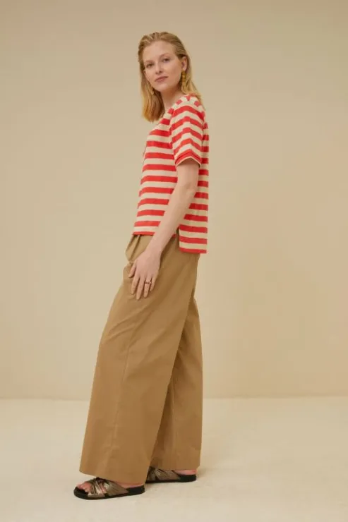 By bar hope big stripe top | poppy red* Tops & T-shirts