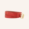 By bar julie snake belt | poppy red* Ceintures