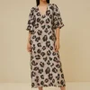 By bar juta cheetah dress | cheetas print* Robes