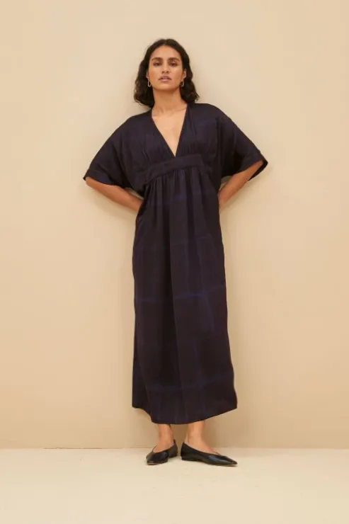 By bar kaftan square dress | square print* Robes