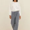 By bar lew stripe pants | dark blue stripe* Jeans | Pantalon