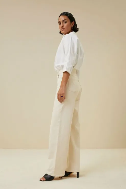 By bar lina rw pant | raw white* Jeans | Pantalon