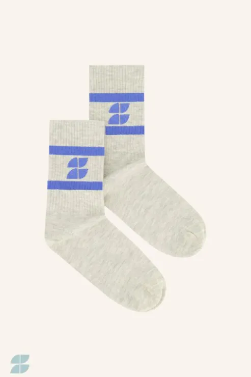 By bar logo socks | queens blue* Chaussettes