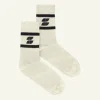 By bar logo sparkle socks | black* Chaussettes