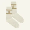 By bar logo sparkle socks | gold* Chaussettes