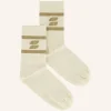 By bar logo sparkle socks | gold* Chaussettes