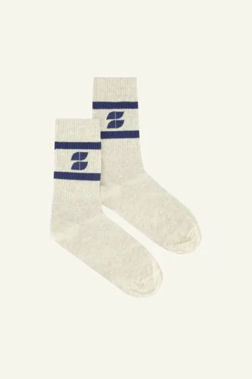 By bar logo sparkle socks | navy* Chaussettes