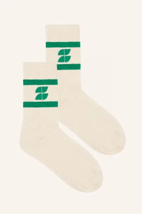 By bar logo uni socks | spring green* Chaussettes