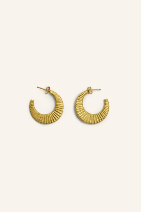 By bar loni earring | gold* Boucles D'oreilles | Bijoux