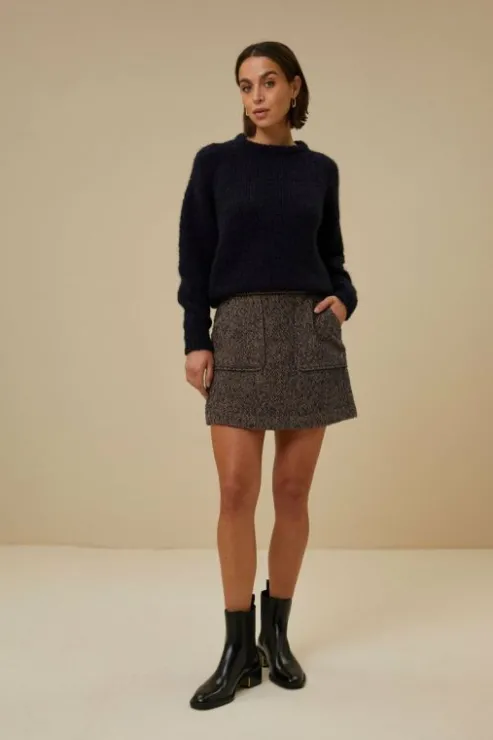 By bar lottie tweed skirt | midnight* Jupes