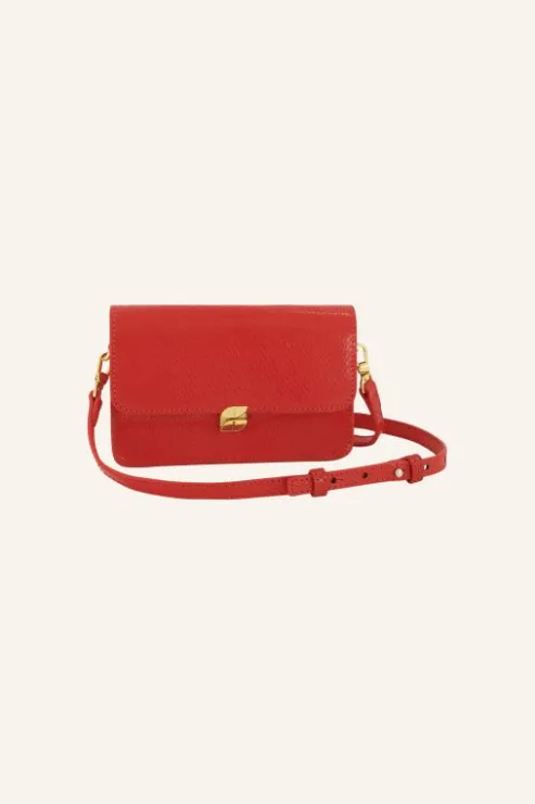 By bar loua snake bag | poppy red* Sacs