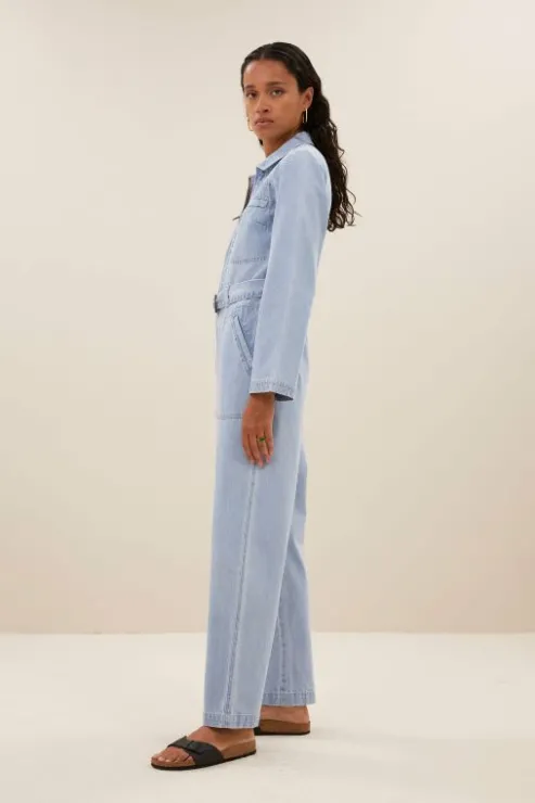 By bar louise denim suit | light denim* Combinaisons