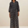 By bar loulou midnight ikat dress | midnight ikat* Robes