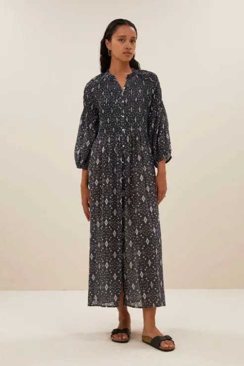 By bar loulou midnight ikat dress | midnight ikat* Robes