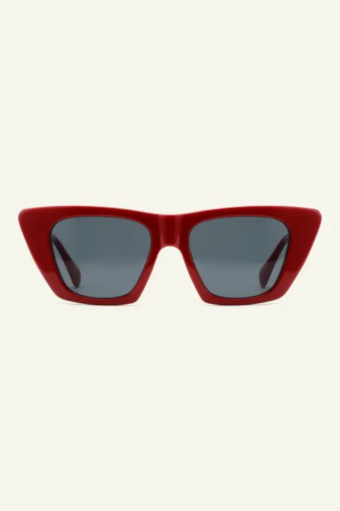 By bar marley sunglasses | scarlet red* Lunettes De Soleil