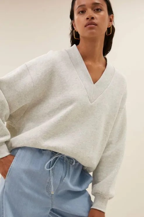 By bar momo sweater | light grey melee* Pulls | Maillots