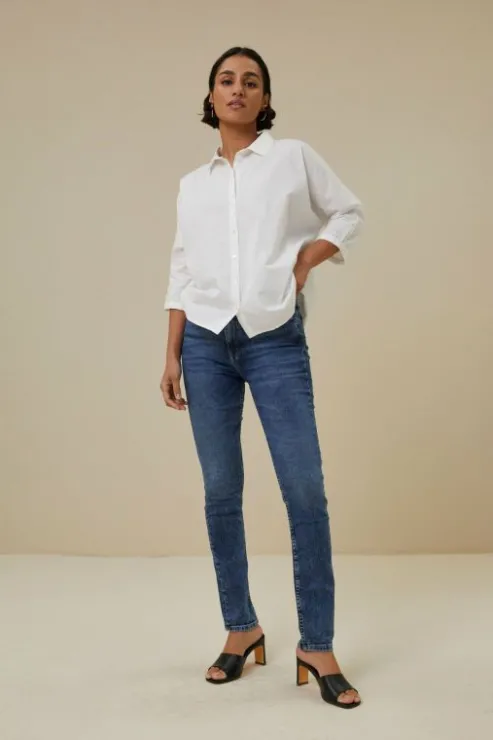 By bar norel poplin blouse | white* Chemisiers