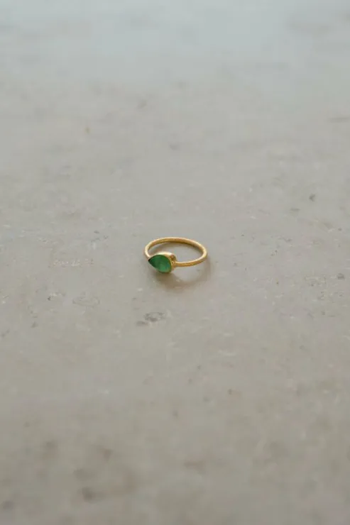 By bar PD MINIMAL RING | green* Bijoux