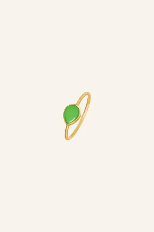 By bar PD MINIMAL RING | green* Bijoux