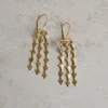 By bar rainbow earring | gold* Boucles D'oreilles | Bijoux