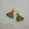 By bar ravi earring | green* Boucles D'oreilles | Bijoux