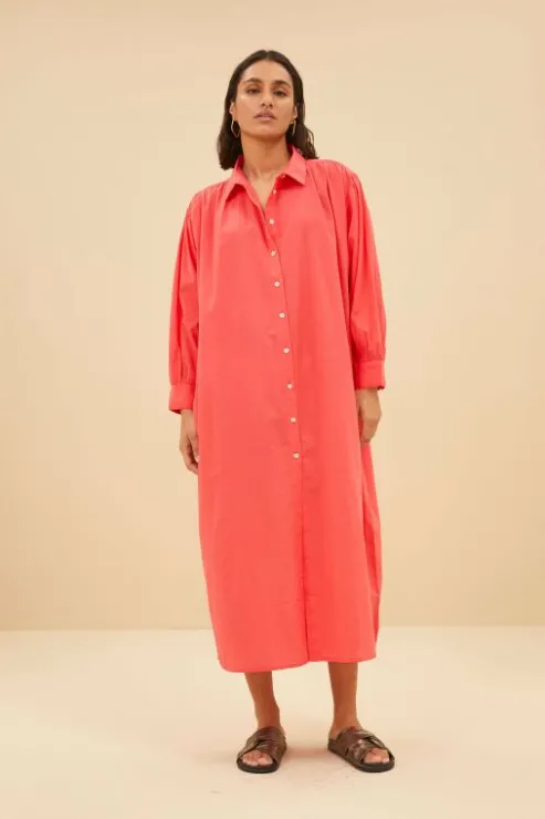 By bar shirt dress | poppy red* Robes