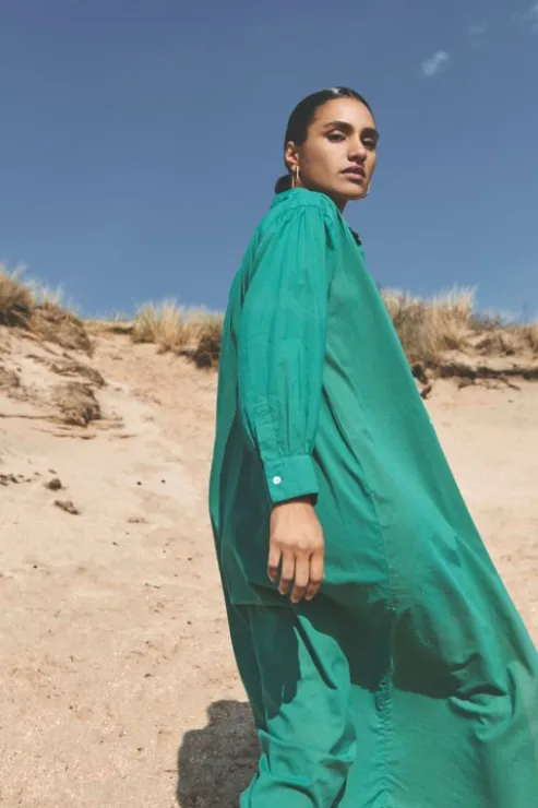 By bar shirt dress | spring green* Robes