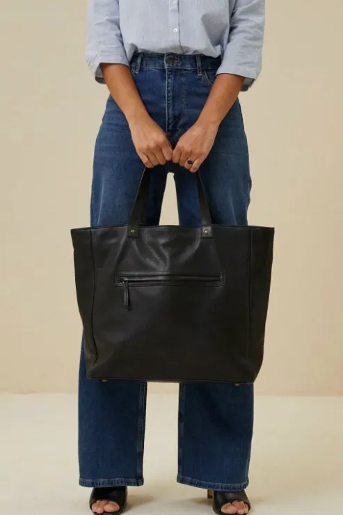 By bar shopper bag | black* Sacs