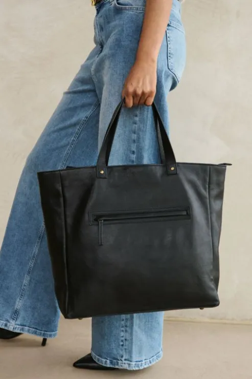 By bar shopper bag | black* Sacs