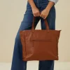 By bar shopper bag | cognac* Sacs