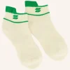 By bar short logo socks | spring green* Chaussettes