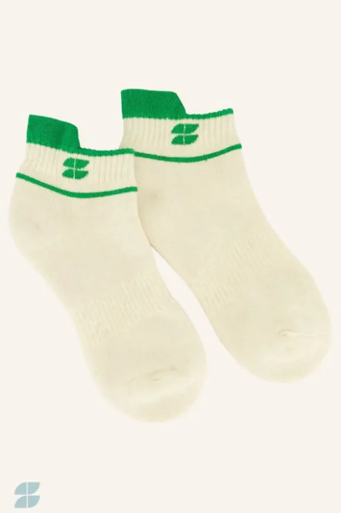 By bar short logo socks | spring green* Chaussettes