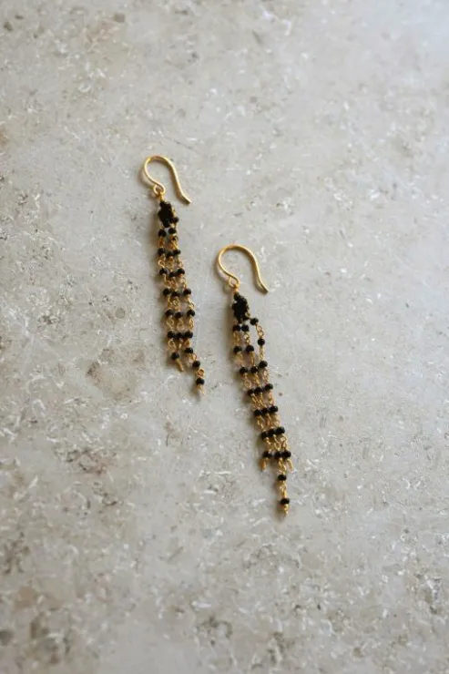 By bar sterre earring | black* Boucles D'oreilles | Bijoux