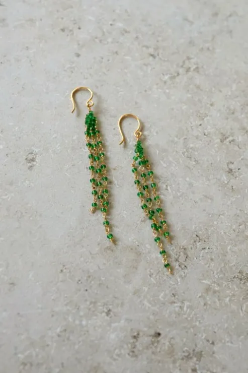 By bar sterre earring | green* Boucles D'oreilles | Bijoux