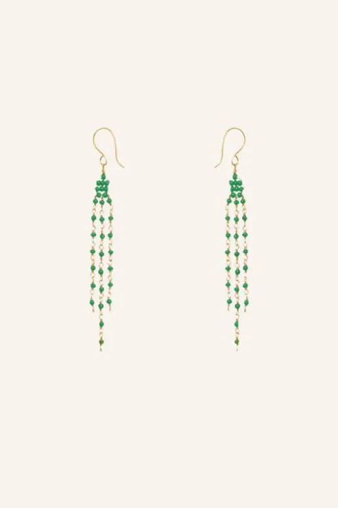 By bar sterre earring | green* Boucles D'oreilles | Bijoux