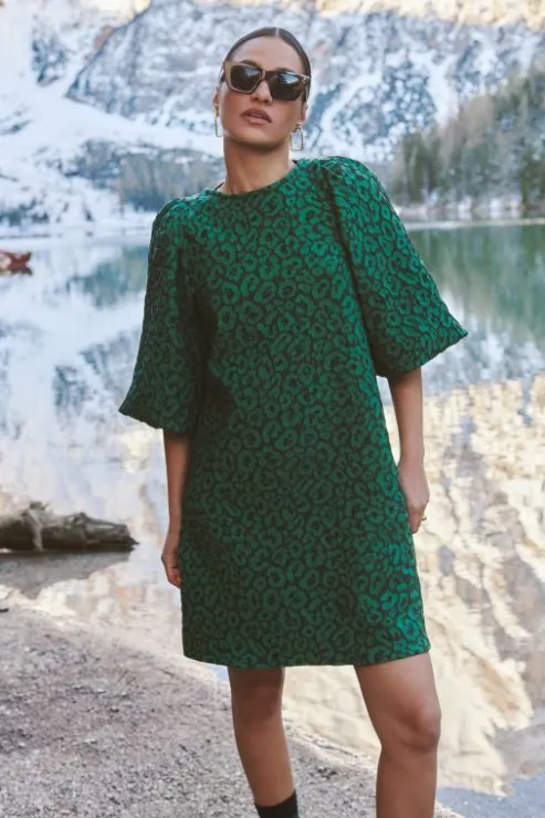 By bar zasu leo dress | green panter print* Robes