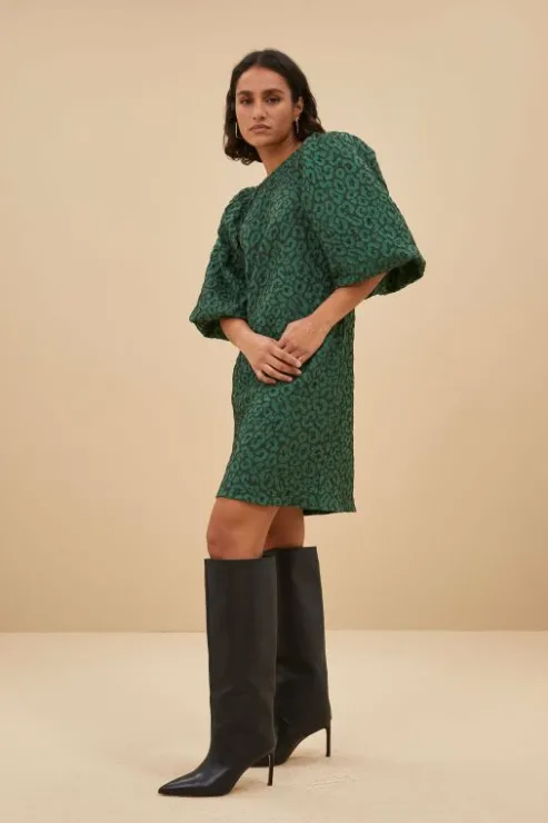 By bar zasu leo dress | green panter print* Robes